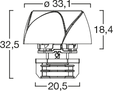 Menshen Weldspout 46039253008 Technical Drawing